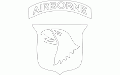 101 Eagle Airborne Free DXF File