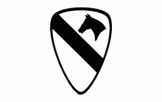 1st Calvary Logo Free DXF File