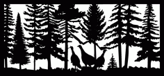 28 X 60 Three Turkeys Plasma Art Free DXF File