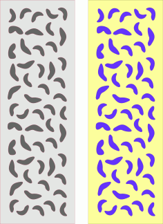 2d Screen Pattern For Laser Cutting Free DXF File
