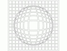 3d G Bekli Kare Free DXF File