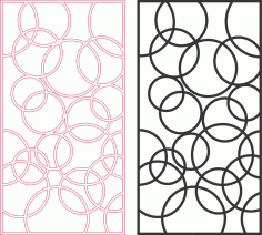 3d Grille Panel Free DXF File