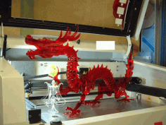 3d Puzzle Dragon Free DXF File