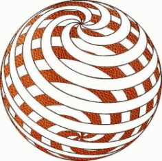 3d Sphere Image Causing Illusion For Laser Cut Plasma Free Vector File