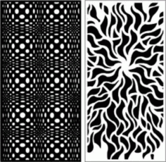3d Textured Partitions And Lightning Bolts For Laser Cut Cnc Free DXF File