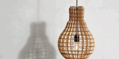 4mm Laser Cut Light Bulb Shape Lamp Free Vector File