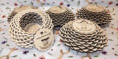 6mm Candy Bowl For Laser Cut Free DXF File