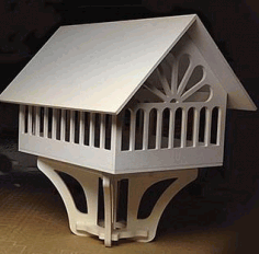A Selection Of Drawings For Feeders Birdhouses For Laser Cut Free DXF File