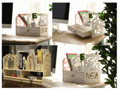A Shelf For Books Orgonizer Laser Cut Free Vector File