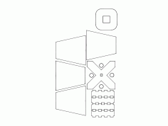 Abajur (lampshade) Template Free DXF File