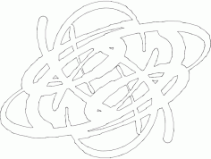 Abstract Pattern Free DXF File