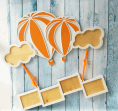 Air Balloon Frame For Laser Cutting Free Vector File