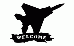 Aircraft f-15 Eagle Silhouette Aircraft Free DXF File