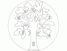 Albero Clock Free DXF File