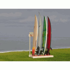 Alexey Surfboard Rack Master For Laser Cut Free DXF File
