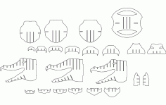 Alligator Free DXF File
