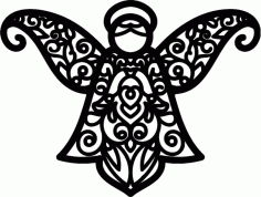 Angel Pattern Free DXF File