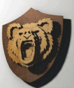Angry Bear Head Free Vector File