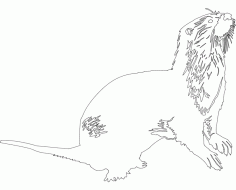 Animal 2.38 Free DXF File