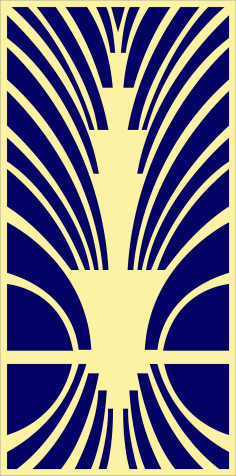 Arc Shaped Divider For Laser Cutting Free DXF File