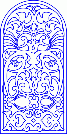 Arch Divider Pattern For Laser Cutting Free DXF File