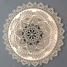 Art Mandala Download For Laser Cut Free DXF File