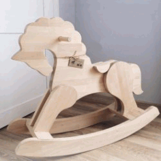 Assembling Seesaw Horses For Children Free DXF File