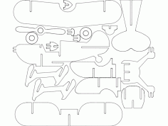 Aviao 2 Free DXF File