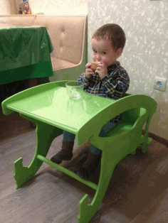 Baby Kids Rocking Horse Chair 10mm For Laser Cut Free Vector File