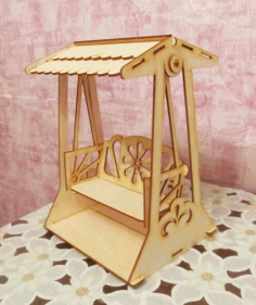 Barbie Swing Laser Cut 3d Puzzle Free Vector File