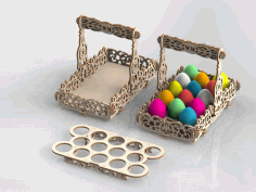 Basket Laser Cut Model Free DXF File