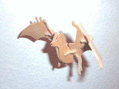 Bat 3d Puzzle Free DXF File