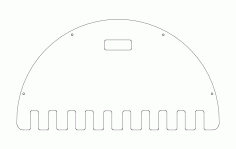 Bat Rack Free DXF File