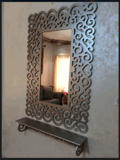 Bathroom Mirror Frame For Plasma Free DXF File