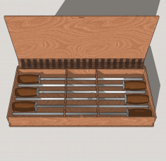Bbq Skewers Case Wood Storage Box Laser Cut Free Vector File