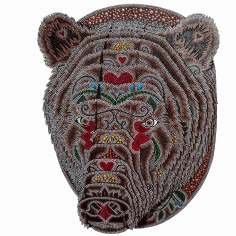 Bear 3d Puzzle Free DXF File