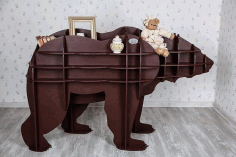 Bear Shelf Cnc Laser Cut Free Vector File