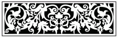 Beautiful Baffle Sample Decorated With Living Room Free DXF File