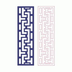 Beautiful Border Decorative Pattern Free DXF File
