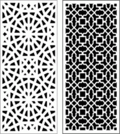 Beautiful Living Room Baffle Pattern For Laser Cut Cnc Free DXF File