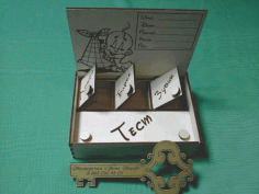 Beby Box For Laser Cut Free DXF File