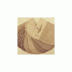 Beehive Pattern Living Hinge Template For Laser Cut Free DXF File