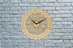 Bike Wheel Clock Free DXF File