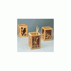 Bird Design Box Free DXF File