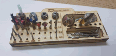 Bits Case Drawing For Laser Cutting Free DXF File