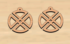 Boho Laser Cut Earrings Free DXF File