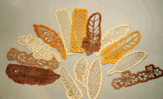 Bookmarks For Books For Laser Cut Free Vector File