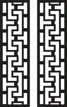 Border Decorative Beautiful Pattern For Laser Cutting Free DXF File