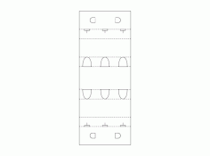 Box Cutout Design Free DXF File