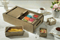 Box For Tea Bags Free Vector File
